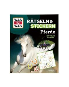 WAS IST WAS Rätseln und Stickern Pferde