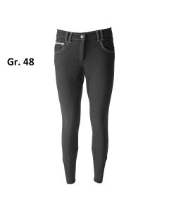 Damen Softshell-Reithose Grip, Gr. 48 schwarz