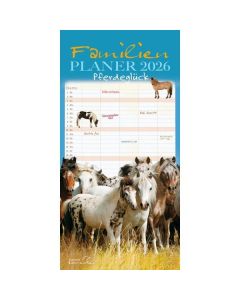 Familienplaner Pferdeglück 2026 - Edition Boiselle