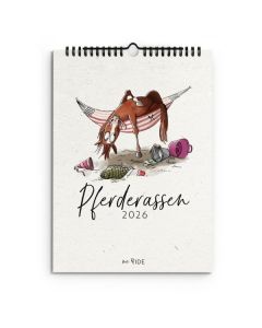 mrs. RIDE Kalender Pferderassen 2026