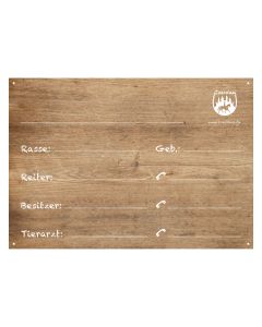 Stalltafel aus Kunststoff, Loesdau