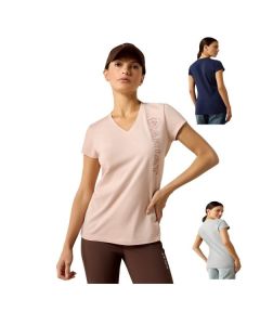 ARIAT T-Shirt Vertical-Logo Tee für Damen