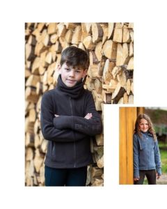 black forest kids Fleecejacke mit Stehkragen