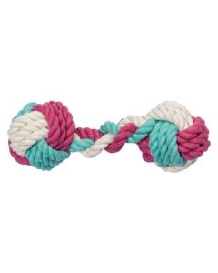 Baumwollball am Seil