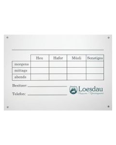 Loesdau Boxenschild