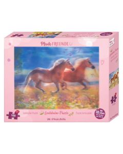 DIE SPIEGELBURG Lentikular Puzzle Pferdefreunde