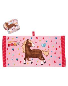 DIE SPIEGELBURG Zauberhandtuch Mein kleiner Ponyhof