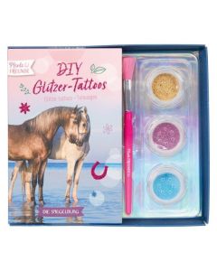 DIE SPIEGELBURG Glitzer-Tattoos Pferdefreunde