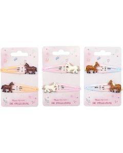 DIE SPIEGELBURG Haar-Clips Pferde FREUNDE