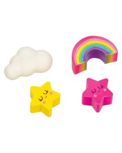 DIE SPIEGELBURG Radierer-Set Einhorn-Paradies