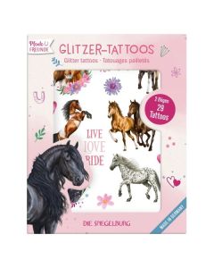 DIE SPIEGELBURG Pferdefreunde Glitzer-Tattoos