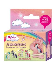 DIE SPIEGELBURG Mini-Ausgrabungsset Einhornparadies
