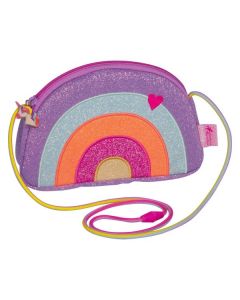 DIE SPIEGELBURG Glitzer-Täschchen Regenbogen