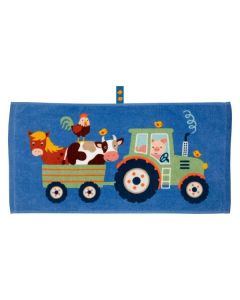 DIE SPIEGELBURG Zauberhandtuch Traktor Kleine Freunde