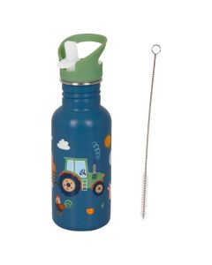 DIE SPIEGELBURG Edelstahlflasche Traktor Kleine Freunde