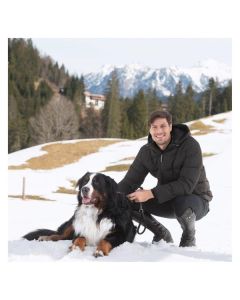 Steppjacke für Herren, black forest