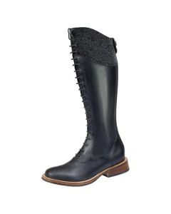 Passion 4Q Westernstiefel mit Schnürung,black