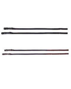 DÖBERT Gummierte Lederzügel Dortmund Premium