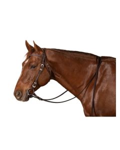 Passion 4Q Westernzügel in Kroko-Optik