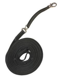 Longe mit Wirbel und Lederstegen, 8m