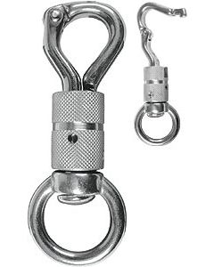 Panikhaken mit Drehverschluss und Wirbel