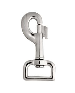 Karabiner mit Wirbel, eckig
