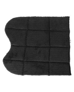 Dickes Polstersattelkissen, schwarz