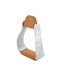 Metall-Westernsteigbügel, graviert