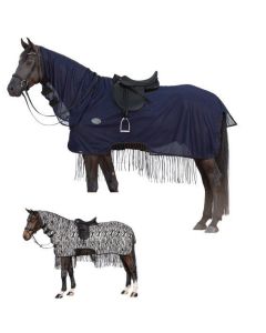 Fliegen Ausreitdecke Moers mit Fransen