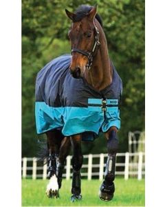 Horseware Regendecke Amigo Mio Medium Turnout, Gr. 130 cm black-turquoise