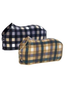 ESKADRON Classic Sports Fleece Check Abschwitzdecke