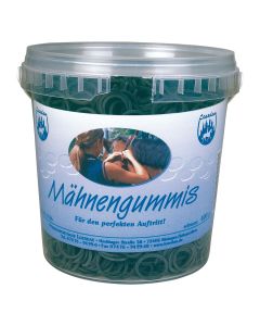 Mähnengummis im Eimer