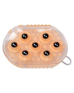 Massage- und Putzhandschuh mit Magnetkugeln