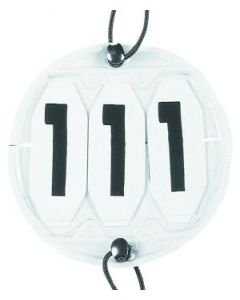 Turniernummern rund, Paar