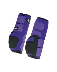 US-Hippopren-Gamaschen, Gr. L für Vorderbeine, Classic Equine, purple