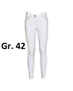 Gesässeinsatz-Reithose Grip, Gr. 42 weiss