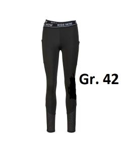 Grip-Kniebesatz Reitleggings BLACK, RIDE Now, Gr. 42