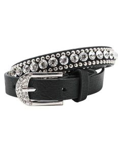 Loesdau Gürtel mit Strass-Nieten