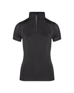 Funktionsshirt mit Zipper, black forest