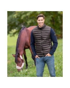 Steppweste für Herren, black forest