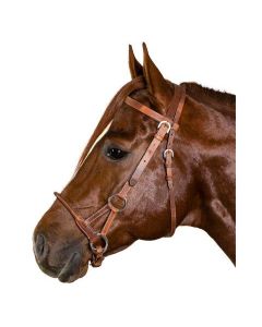 L-pro West Sidepull mit rundem Nasenriemen