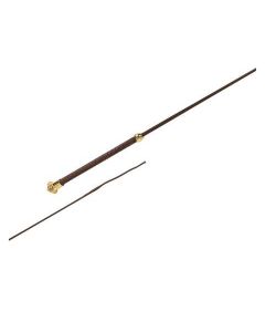 Dressurgerte mit Ledergriff im Steindesign