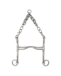 Loesdau Reitkandare mit flacher Zungenfreiheit