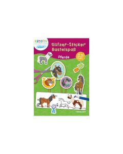 Glitzer-Sticker Bastelspass Pferde