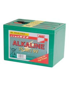 Alkaline-Batterie 9V/75 Ah