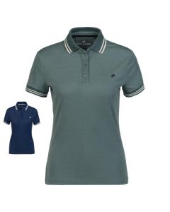 Funktions-Poloshirt mit Mesh, black forest