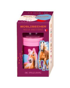 DIE SPIEGELBURG Müslibecher I love Horses
