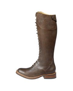 Passion 4Q Westernstiefel mit Schnürung, darkbrown