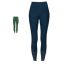 Grip-Vollbesatz-Reitleggings mit Mesh, black forest                                                                                                                                                                                                            