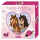 DIE SPIEGELBURG Holz-Puzzle Pferdefreunde